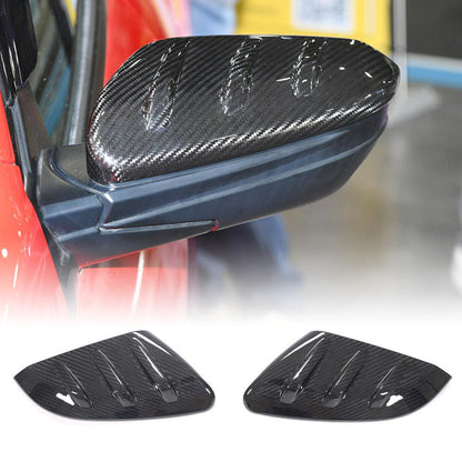Mirror Covers V2 (Carbon) for Honda Civic Sedan X 2016-2021 - image 1