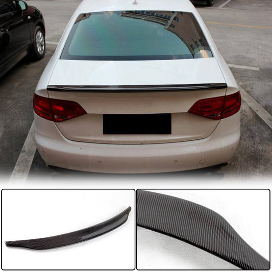 Spoiler V1 (for Base 2007-2011, Carbon) for Audi A4 B8 2007-2015 - image 1