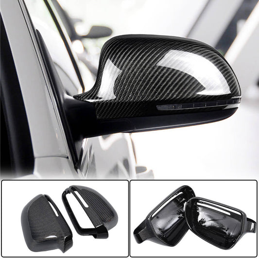 Mirror Covers Replacement Style Carbon Fiber for Audi A3 2003-2012 - image 1