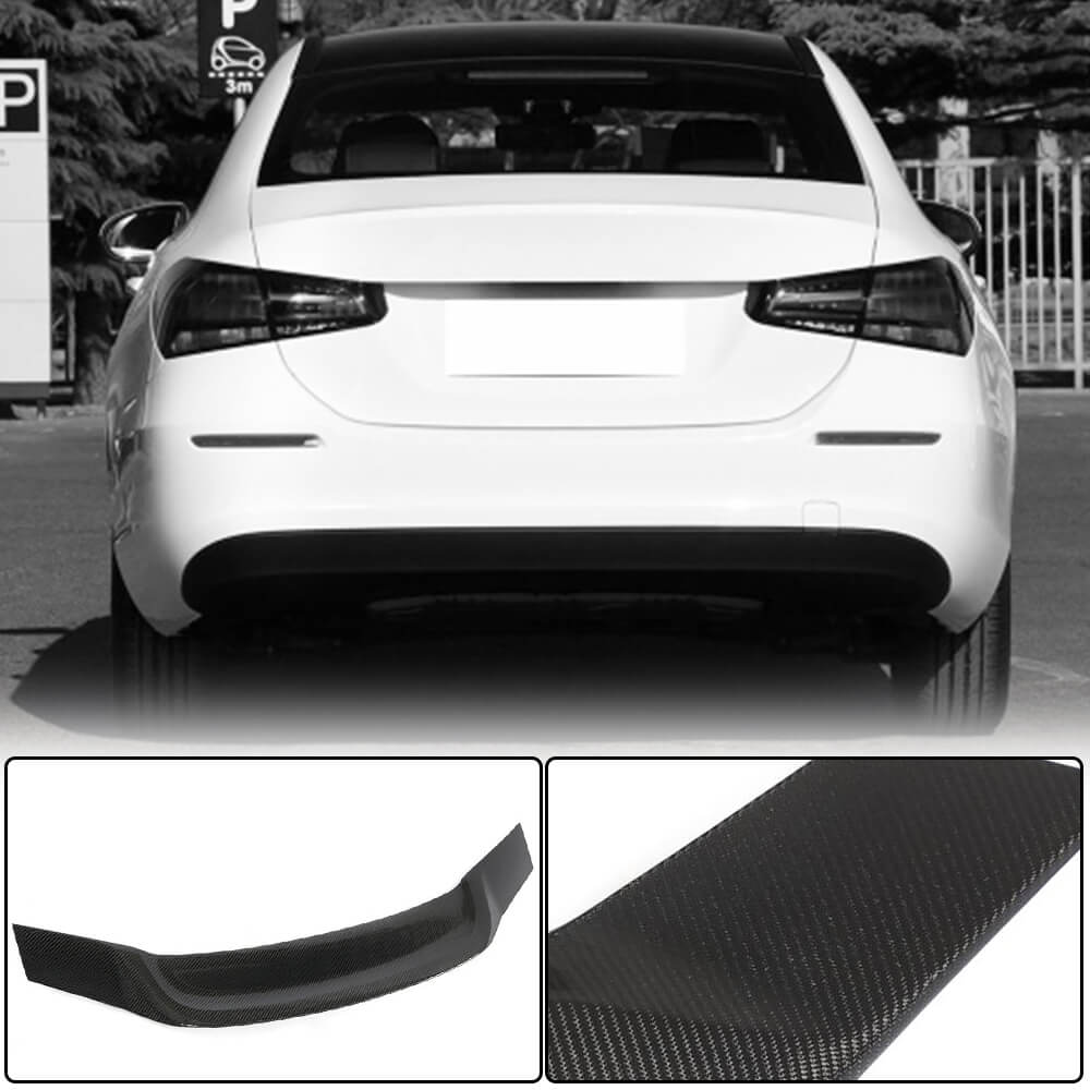 Spoiler V2 (for SD, Carbon) for Mercedes A-сlass W177 2018- - image 1