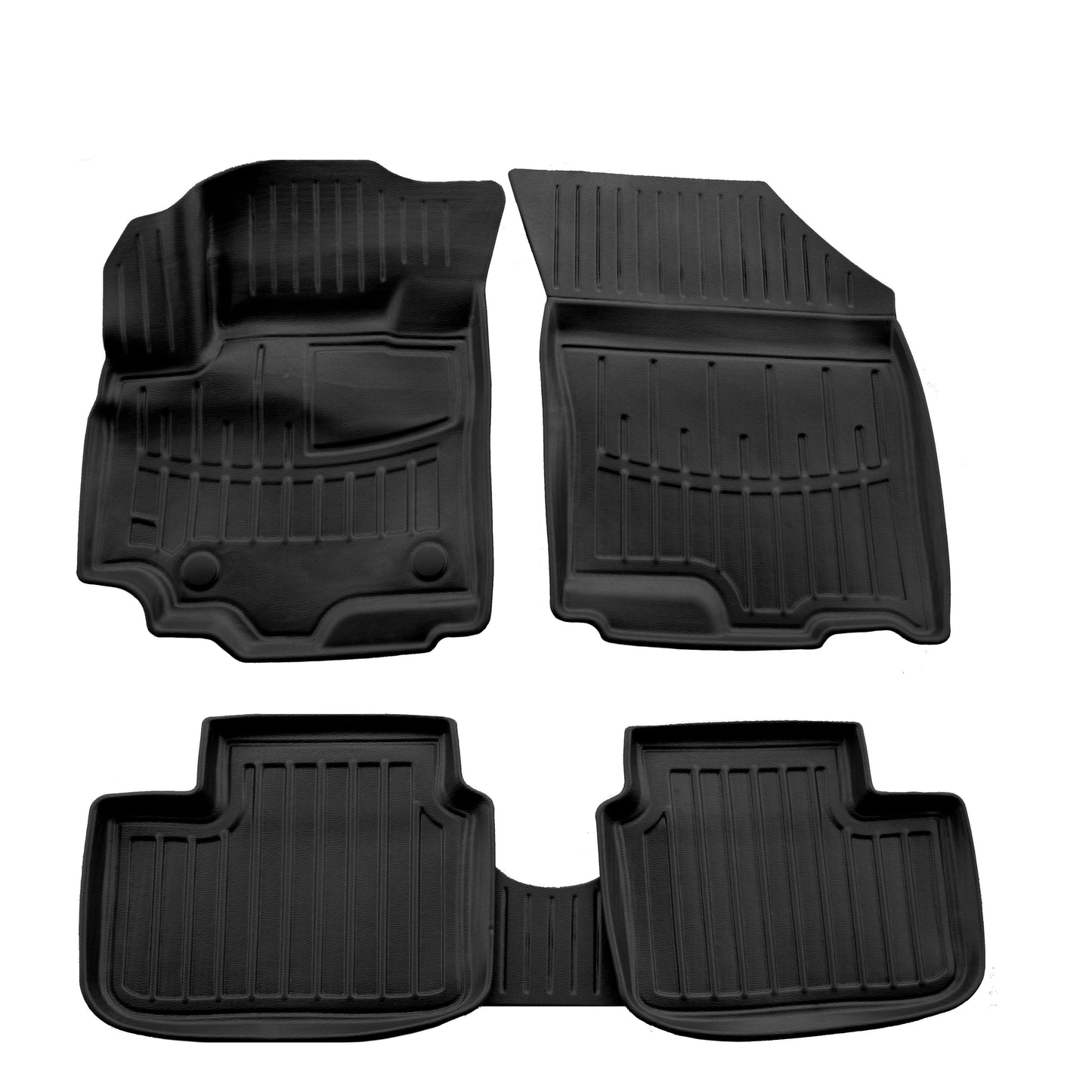 Rubber Floor Mats Stingray 3D (5 pcs) for Suzuki SX4 2006-2013 - image 1