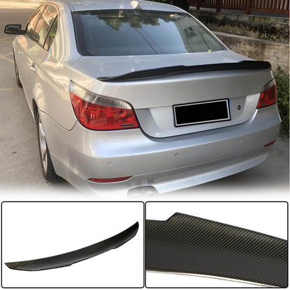 Rear Trunk Spoiler Carbon Fiber V1 (SD) for BMW 5 series E-60/61 2003-2010 - image 1