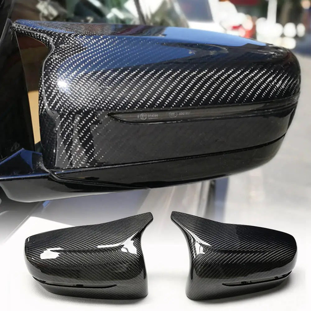 Mirror Caps M-Look Carbon V2 for BMW 5 Series G30/G31 2017-2023 - image 1