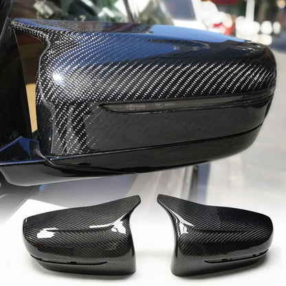 Mirror Caps M-Look Carbon V2 for BMW 5 Series G30/G31 2017-2023 - image 1