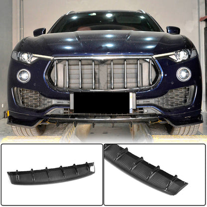 Front Bumper Lip V1 Add-on (for Base/S, Carbon) for Maserati Levante 2016- - image 1