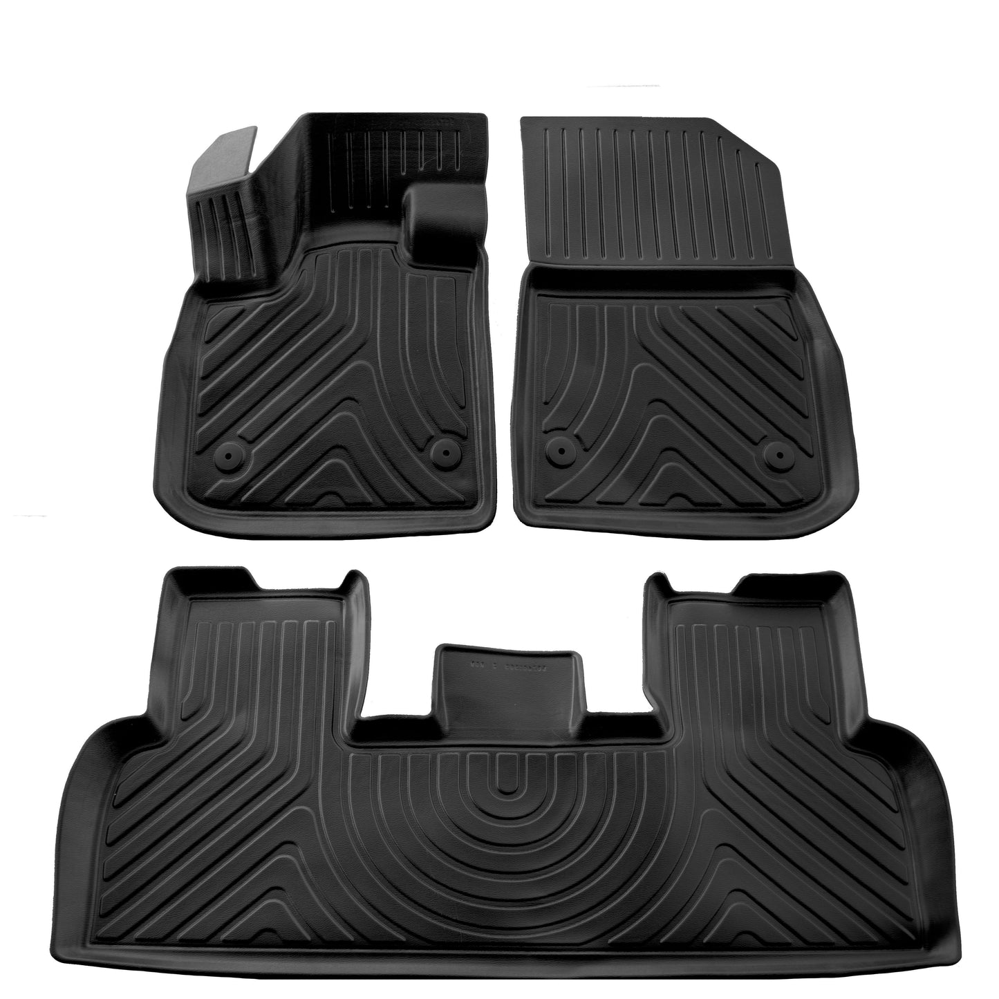 Stingray 3D Rubber Floor Mats (3 pcs) for Fisker Ocean 2022-2024 - image 1