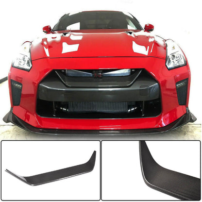 Grille Cover (2017-2019, Carbon) for Nissan GT-R 2008-2025 - image 1