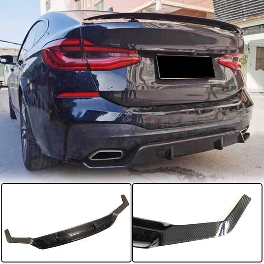 Rear Bumper Diffuser Carbon Fiber (2017-2020, M-Tech) for BMW 6 series G32 2017- - image 1