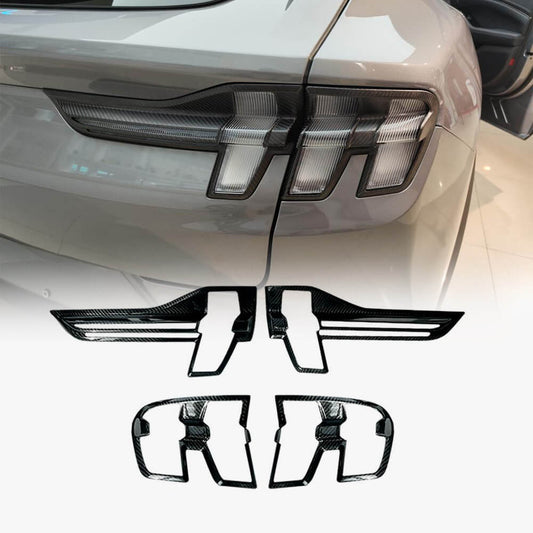 Carbon Tail Light Covers for Ford Mustang E-mach 2020- - image 1
