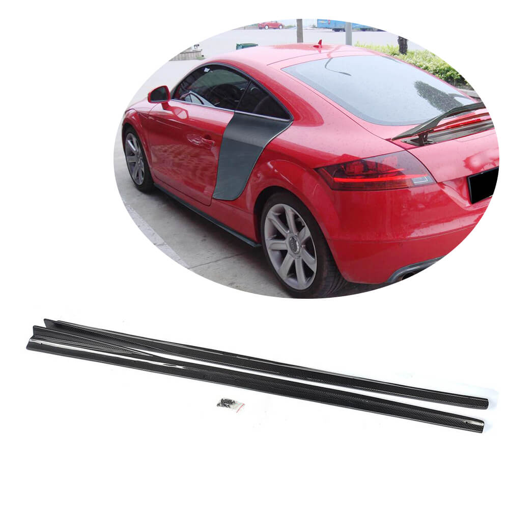 Side Skirts V1 (Carbon) for Audi ТТ 2006-2014 - image 1