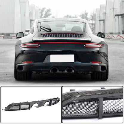 Rear bumper diffuser (for Carrera 4 GTS 2017-2018, Carbon) for Porsche 911 2012-2018 - image 1
