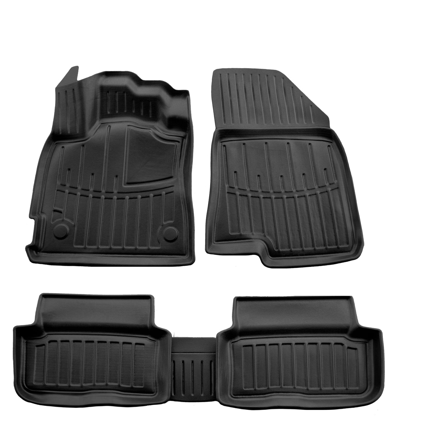 Rubber Floor Mats Stingray 3D Prestige (Set of 5) for Dacia Sandero 2021- - image 1