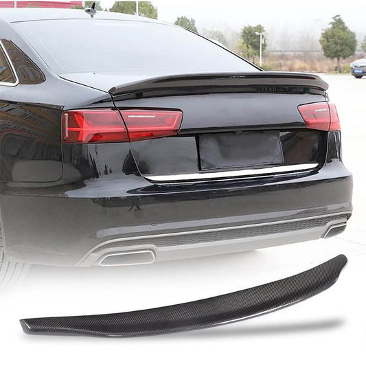 Lip Spoiler V2 (Carbon) for Audi A6 C7 2011-2017 - image 1
