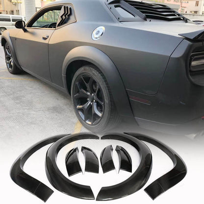 Fender Flares (2015-2019, Carbon) for Dodge Challenger 2008-2023 - image 1