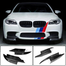 Front Bumper Flap Extensions (for F10 M5, Carbon) for BMW 5 Series F10/F11 2010–2016 - image 1