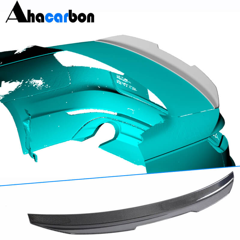 V4 Spoiler (for Sedan, Carbon) for Audi A4 B9 2015-2024 - image 1