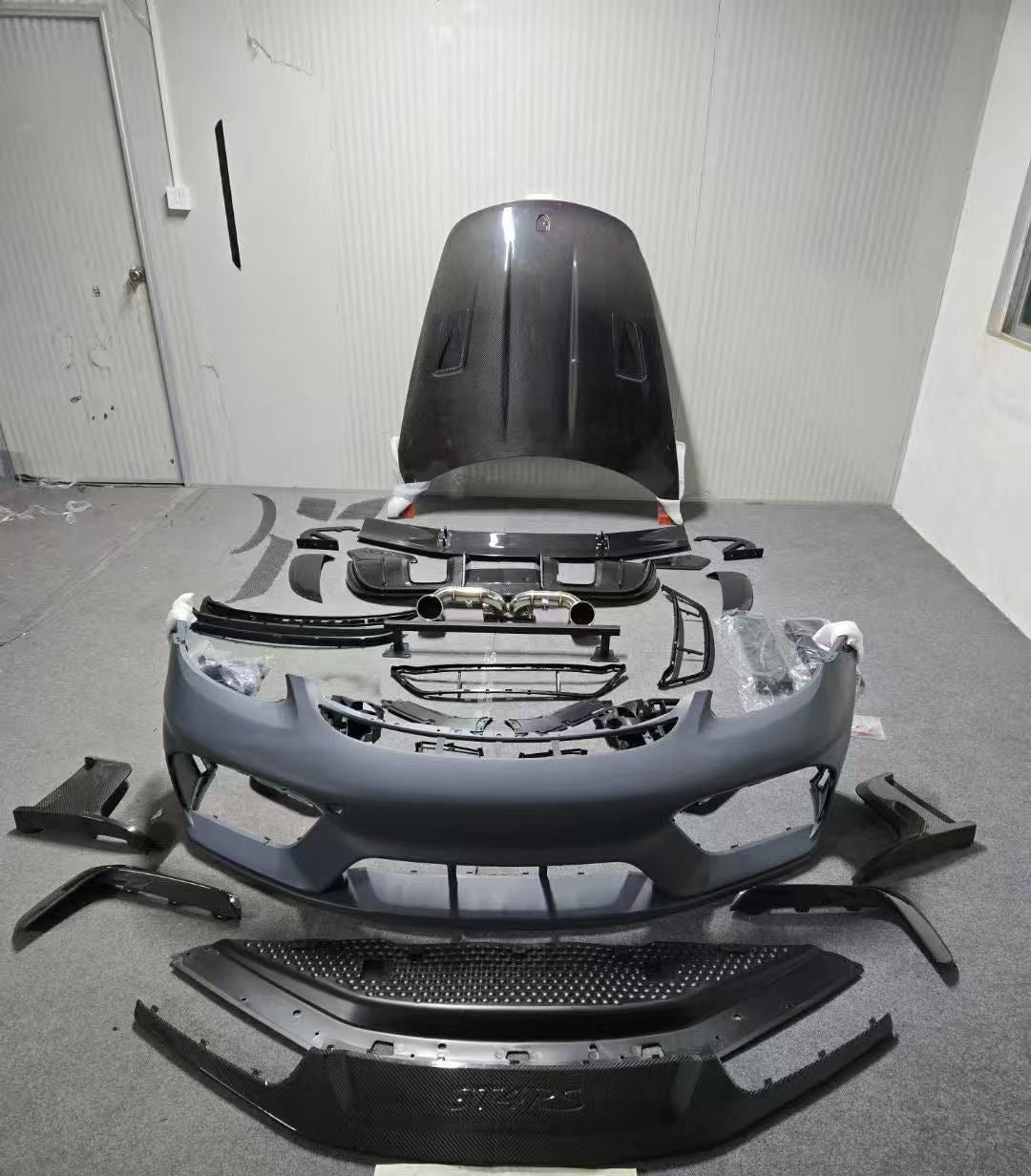 GT4RS Body Kit (ABS + Carbon) for Porsche Boxster/Cayman 982 (718) 2016- - image 83