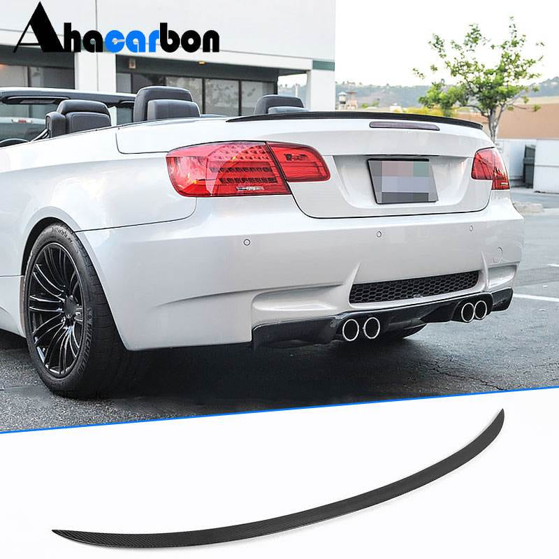 Rear Trunk Spoiler Carbon Fiber V2 (Convertible) for BMW 3 series E-90/91/92/93 2005-2011 - image 1