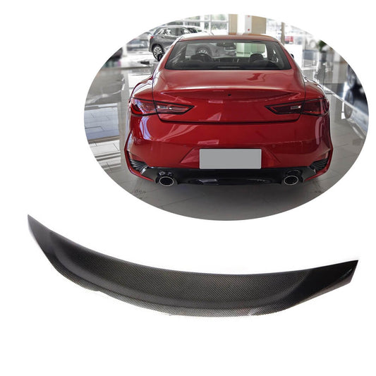 Spoiler V3 (for Q60 2016-2022, Carbon) for Infiniti Q50/Q60 2013-2024 - image 1