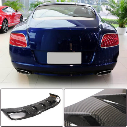 Rear Bumper Diffuser Carbon Fiber for Bentley Continental GT 2011-2018 - image 1