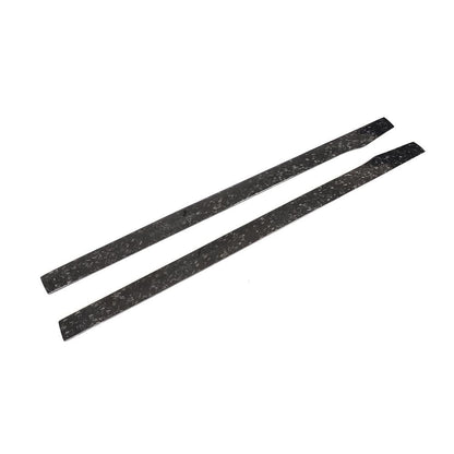 Side Skirts V1 (for C43/C63 AMG 2015-2019, Carbon) for Mercedes C-сlass W205 2014-2021 - image 1