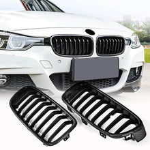 Grille Kidney 1 Bar (Carbon) for BMW 3 Series F-30/31/34 2012-2019 - image 1