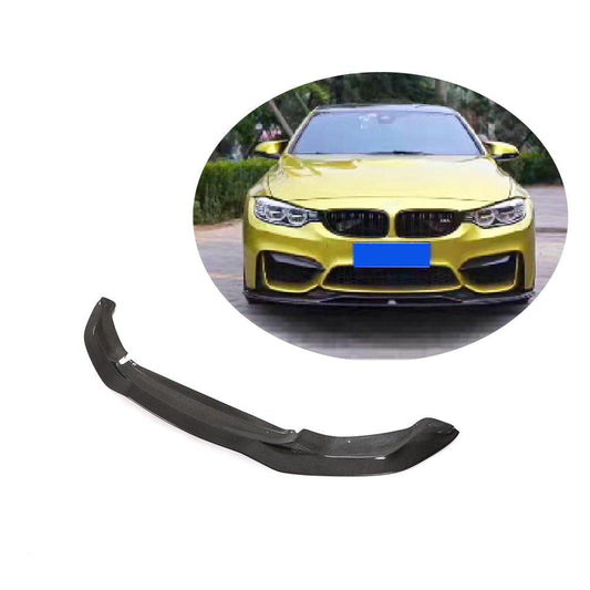 Front Bumper Lip Carbon Fiber V5 (for F80) for BMW 3 series F-30/31/34 2012-2019 - image 1