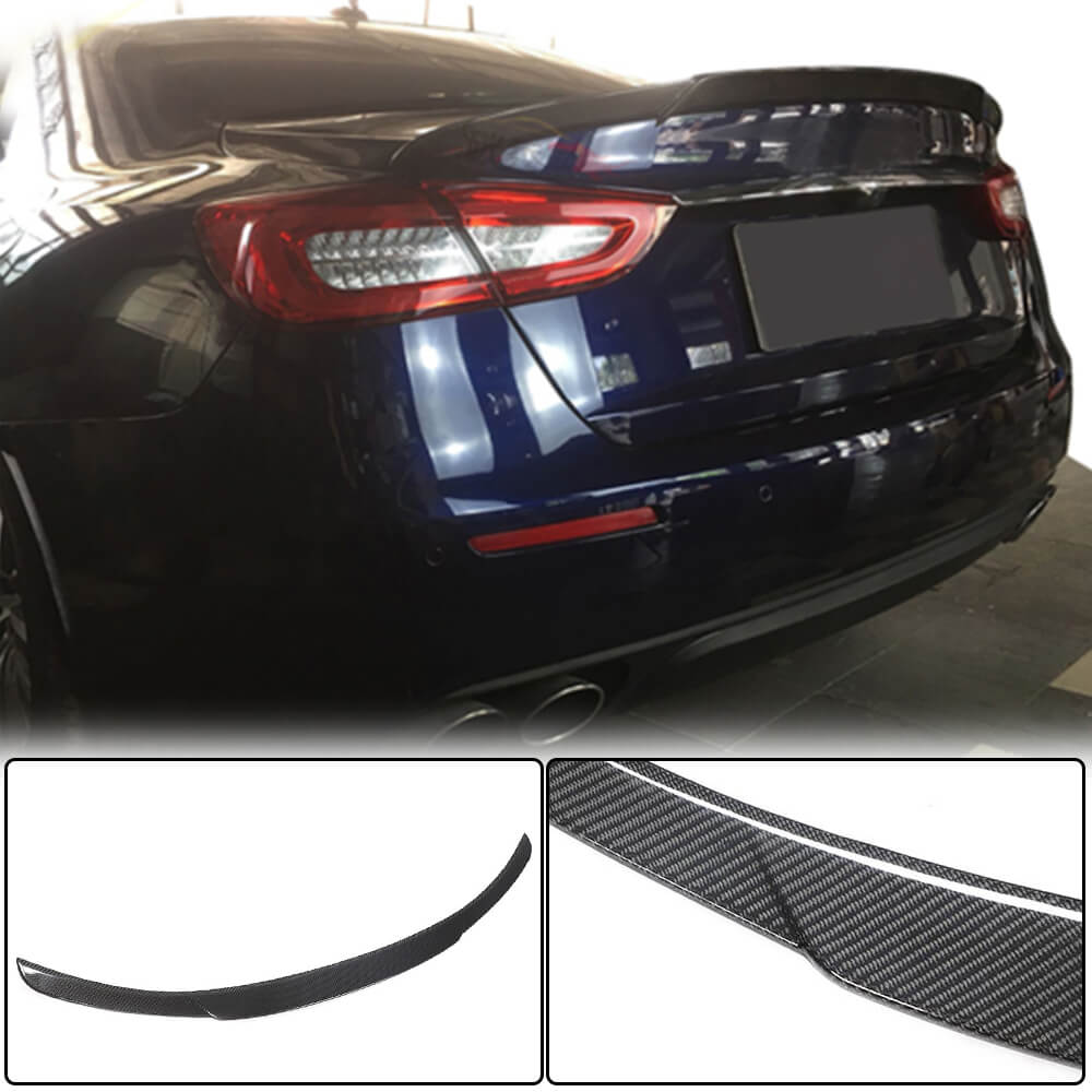 Spoiler V2 (Carbon) for Maserati Quattroporte 2013-2023 - image 1