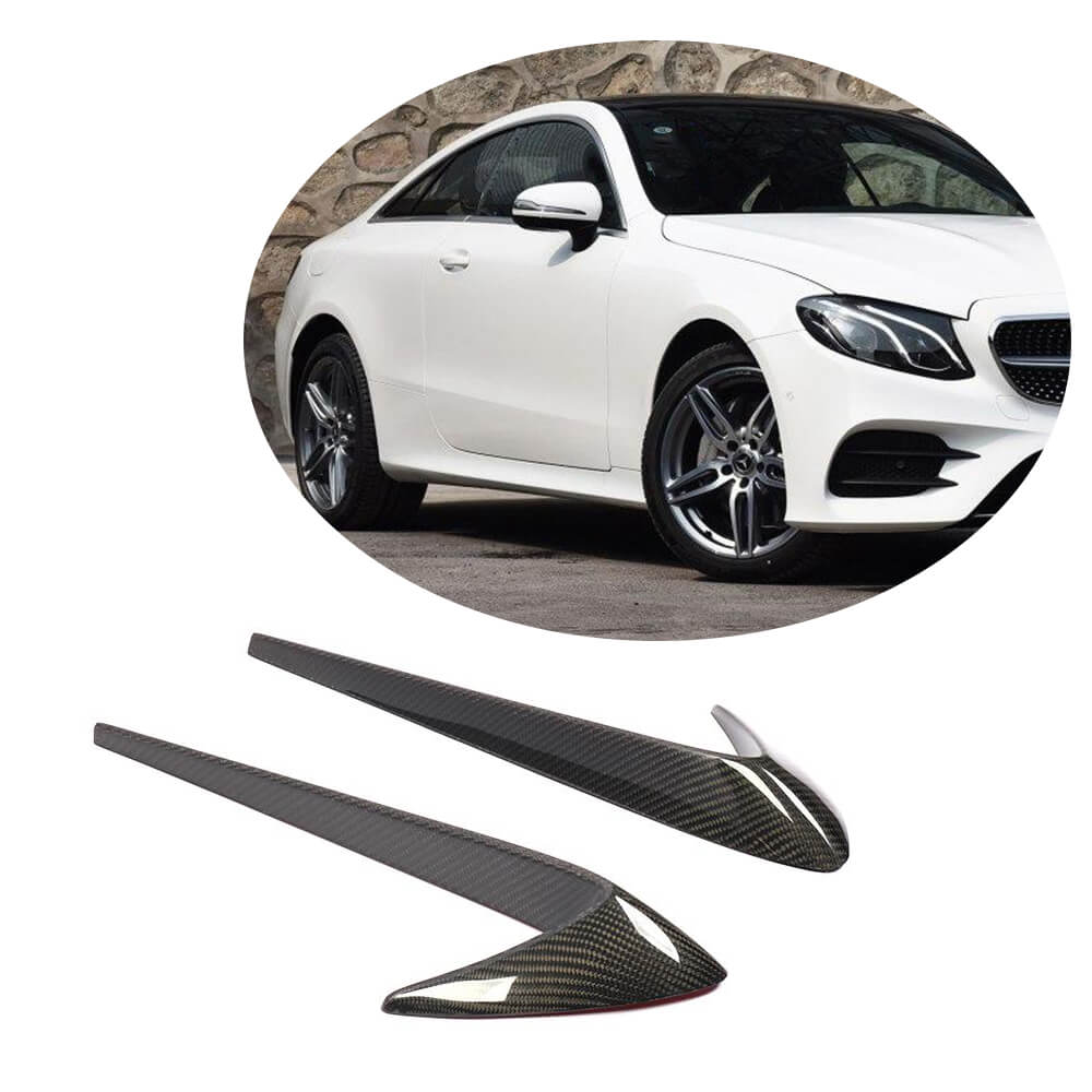 Carbon Front Fender Covers (for AMG-Line 2017-2019) for Mercedes E-class coupe C238 2016-2024 - image 1
