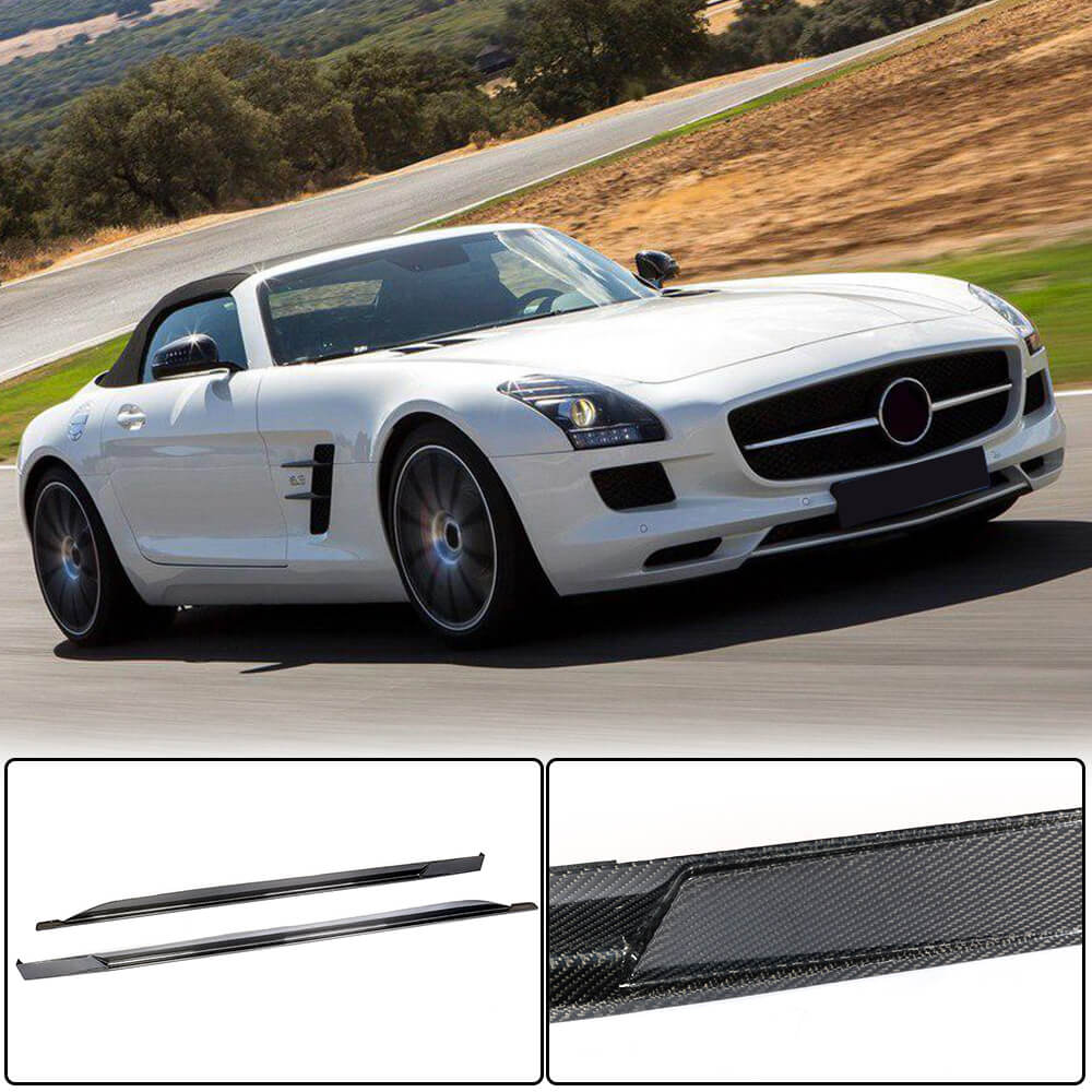 Side Skirts (Carbon) for Mercedes SLS C197 2010-2014 - image 1