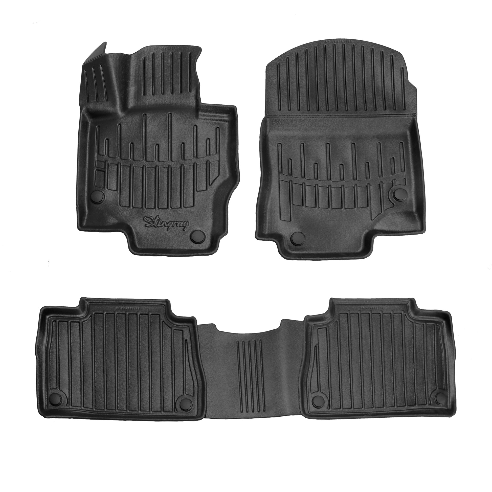 Rubber Floor Mats Stingray 3D (5 pcs) for Mercedes GLE coupe C167 2019- - image 1