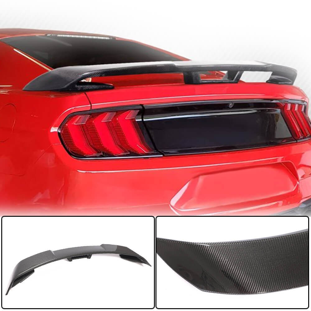 Spoiler V2 (Carbon) for Ford Mustang 2015-2023 - image 1