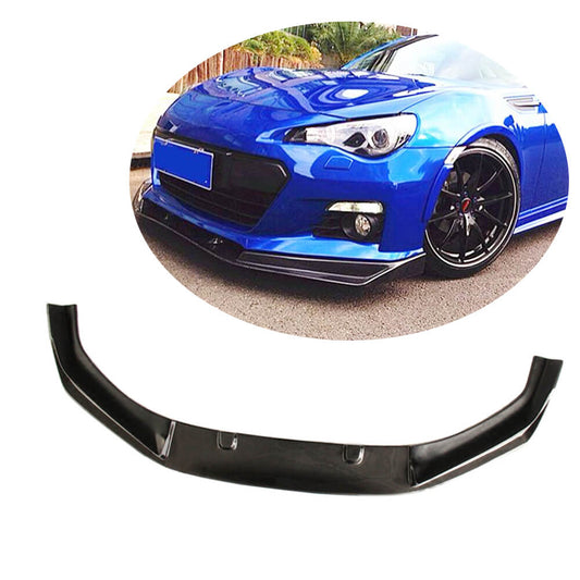Front Bumper Lip Spoiler (2013-2016, Carbon) for Subaru BRZ 2012-2021 - image 1