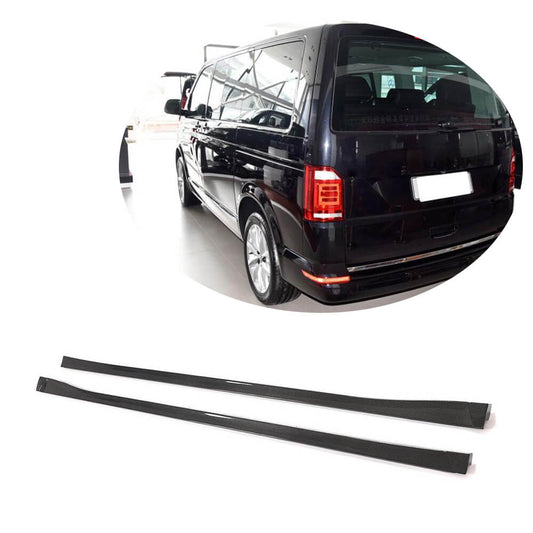 Side sills (for short base, Carbon) for Volkswagen T6 - image 1