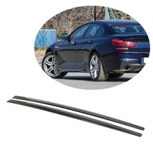 Side Skirt Extensions V2 (for F06 M-Sport, Carbon) for BMW 6 F12/F13/F06 2011-2018 - image 1