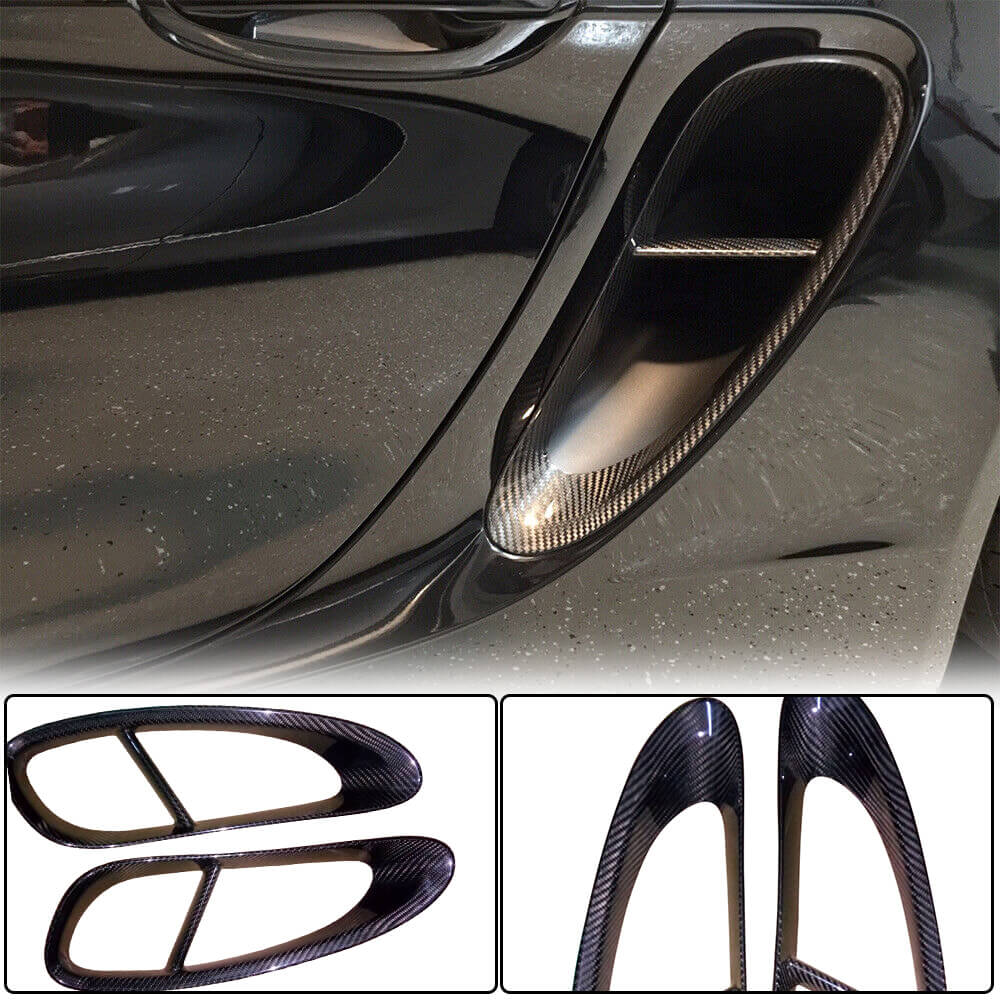 Carbon Rear Fender Covers (for Boxster) for Porsche Boxster/Cayman 981 2013-2016 - image 1