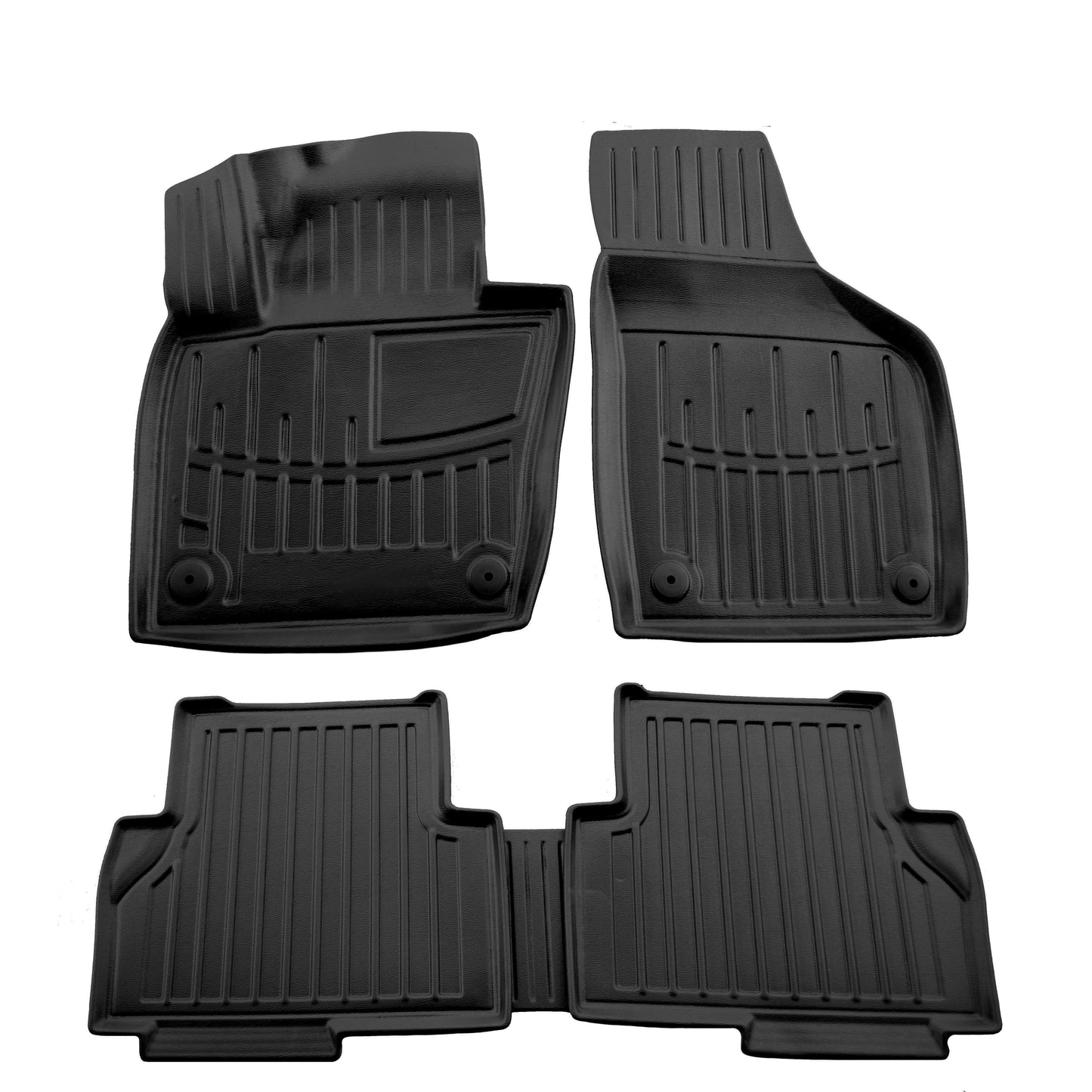 Rubber Floor Mats Stingray 3D (5 pcs) for Volkswagen Sharan 2010-2023 - image 1