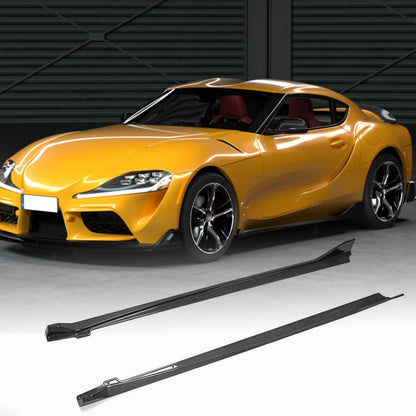 Side sills (Carbon) for Toyota Supra 2019- - image 1