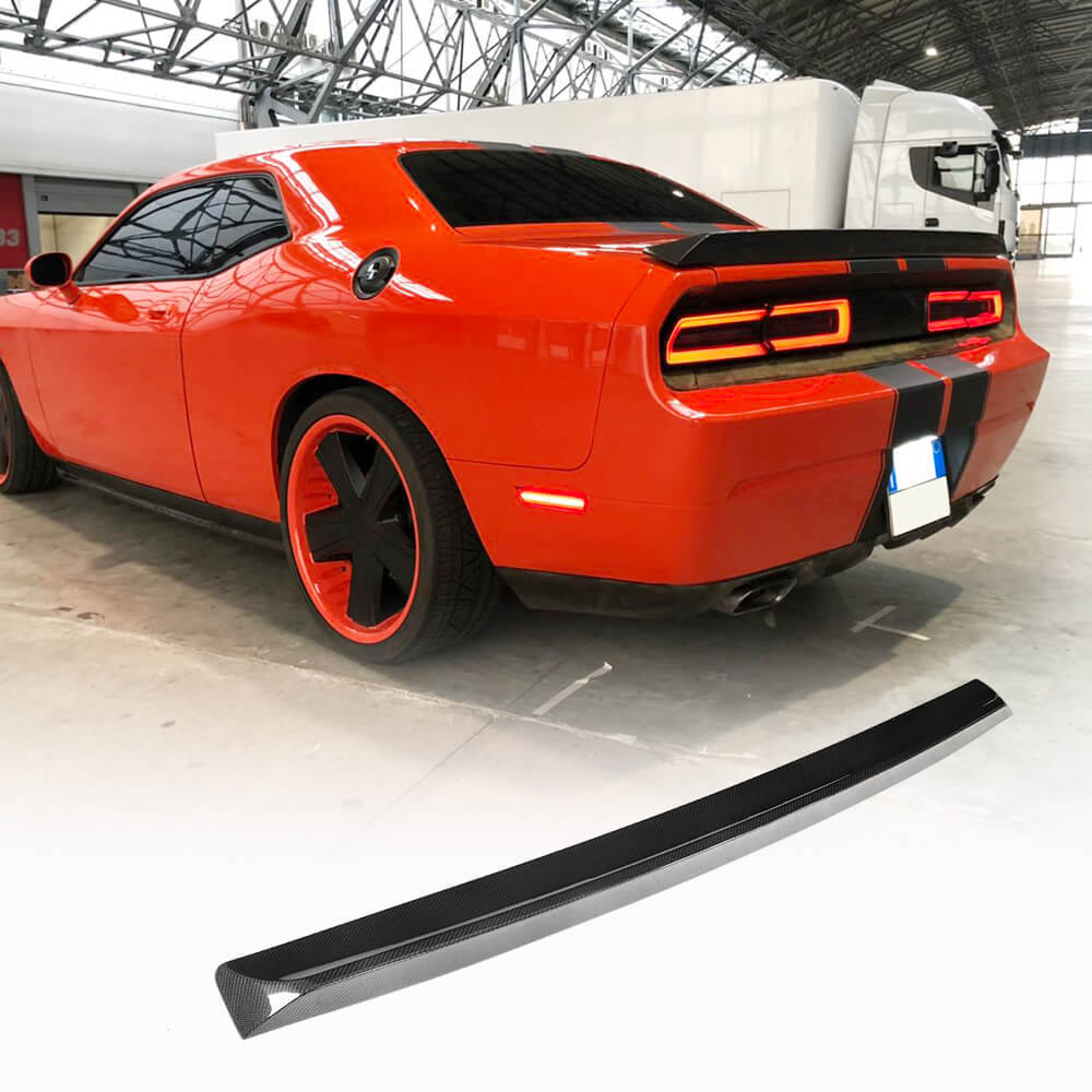 Spoiler (2008-2014, Carbon) for Dodge Challenger 2008-2023 - image 1