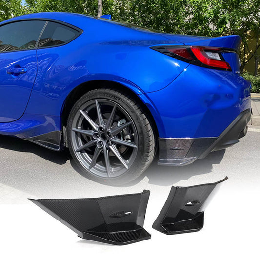 Covers on the rear bumper V2 (Carbon) for Subaru BRZ 2021- - image 1