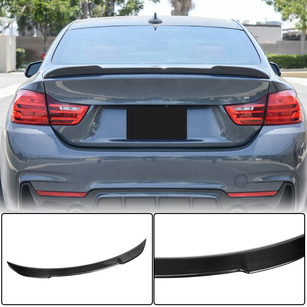 Rear Trunk Spoiler Carbon Fiber V3 (Coupe) for BMW 4 series F-32 2012-2020 - image 1