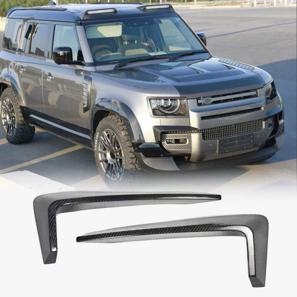 Front bumper lip (Carbon) for Land Rover Defender 2019- - image 1