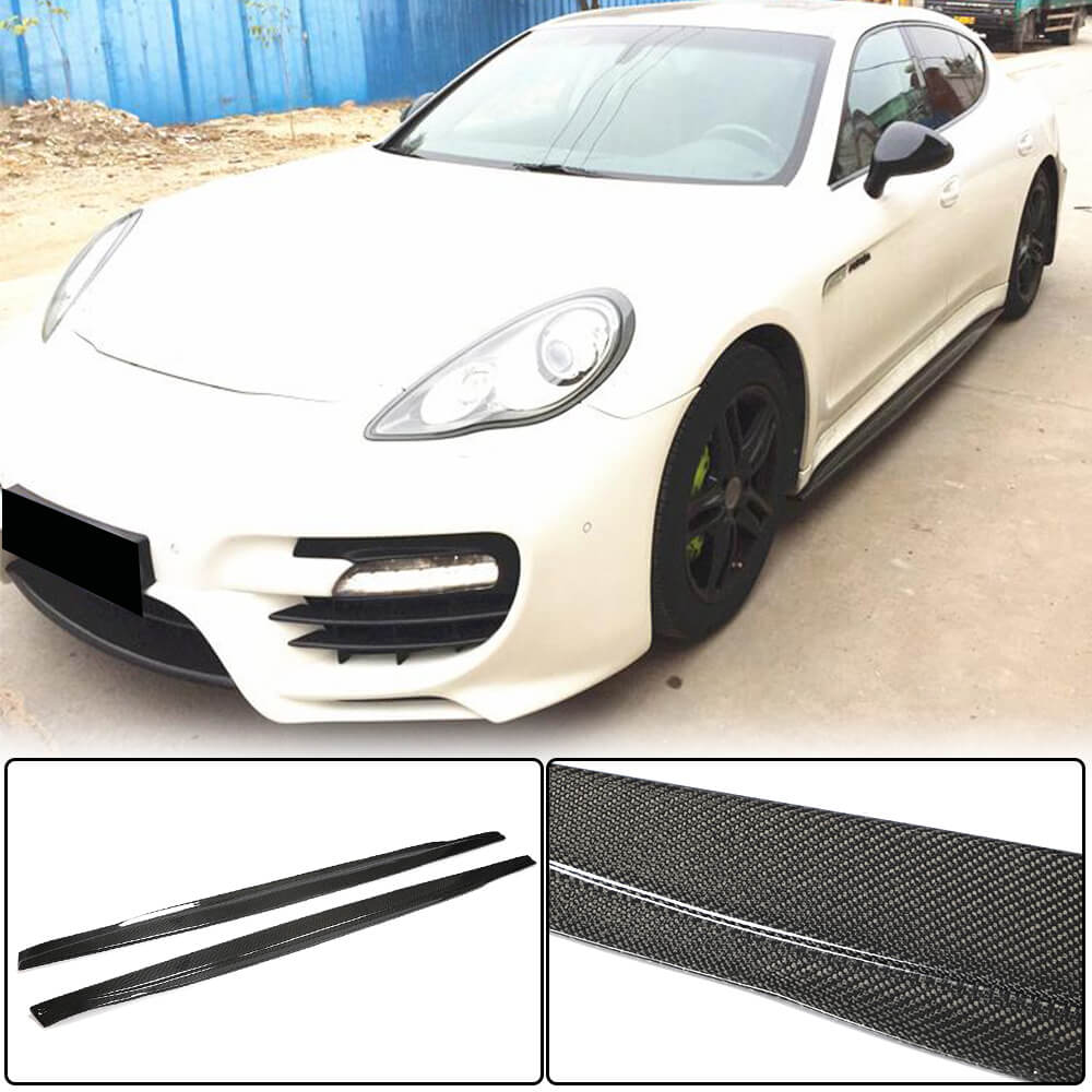 Side sills V1 (2009-2013, Carbon) for Porsche Panamera 2009-2016 - image 1