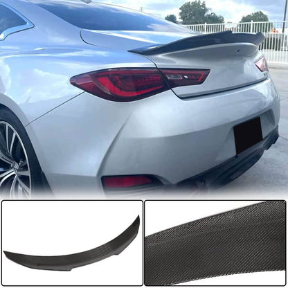 Spoiler V2 (for Q60 2016-2022, Carbon) for Infiniti Q50/Q60 2013-2024 - image 1