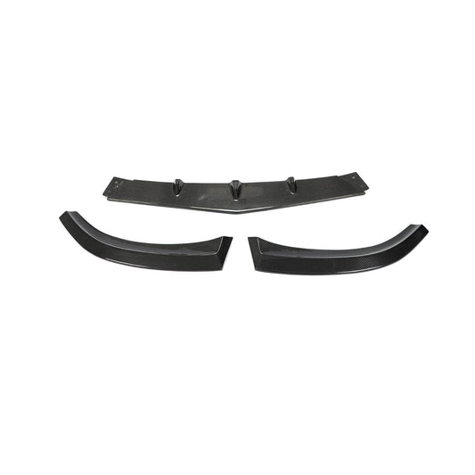 Lip V3 front bumper cover (for SD C63 AMG 2015-2019, Carbon) for Mercedes C-class W205 2014-2021 - image 1