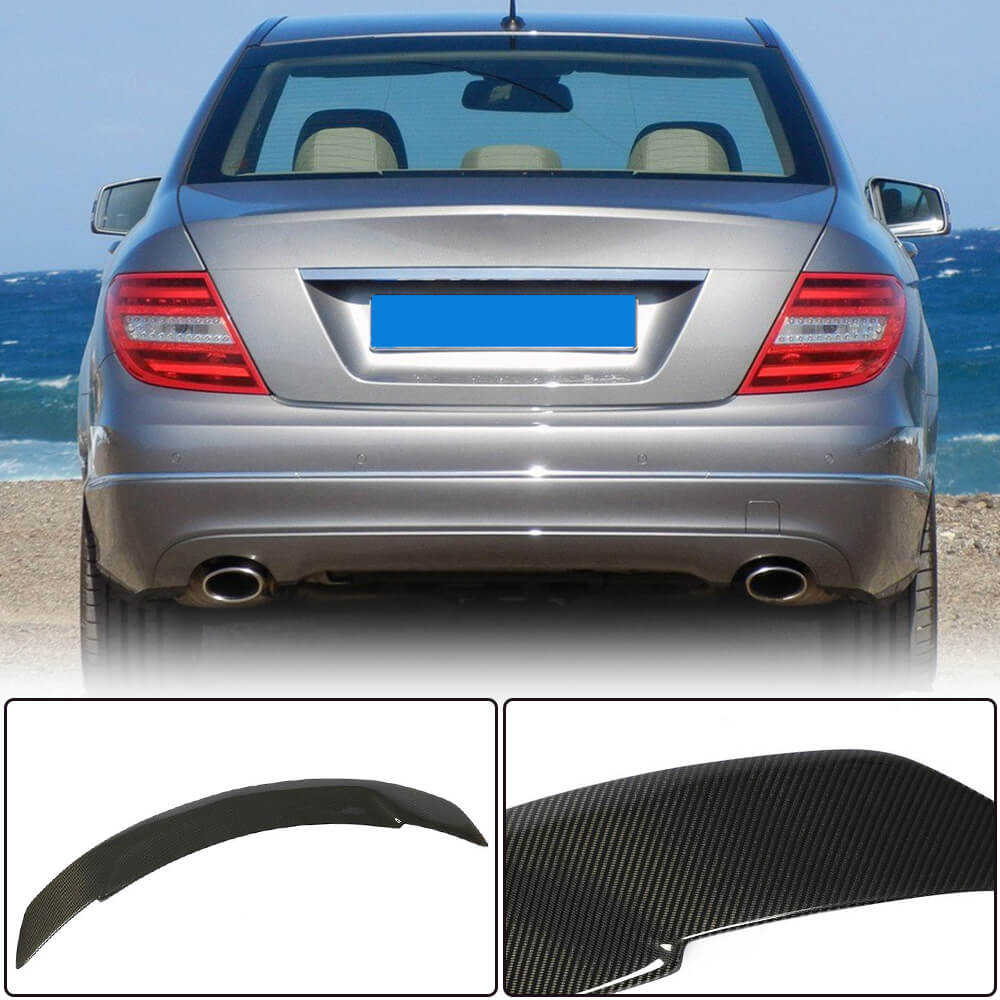 Spoiler SD V8 (Carbon) for Mercedes C-class W204 2007-2015 - image 1