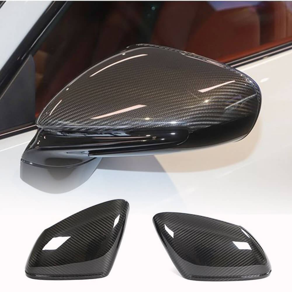 Mirror Covers (2019-2024, Carbon) for Porsche Taycan 2019- - image 1