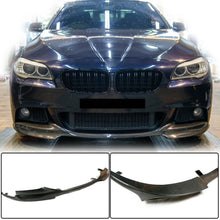 Front Bumper Lip V1 (for F10 M-Sport, Carbon) for BMW 5 Series F-10/11/07 2010-2016 - image 1