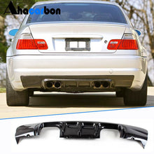 Rear Bumper Diffuser Carbon Fiber V3 (for M3) for BMW 3 series E-46 1998-2006 - image 1