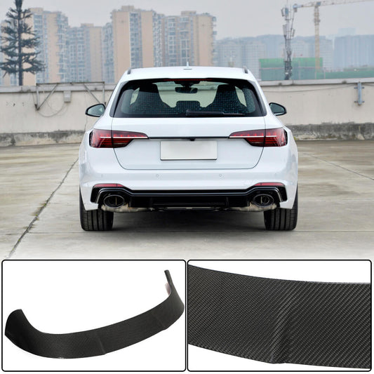 Spoiler (for RS4 SW 2020+, Carbon) for Audi A4 B9 2015-2024 - image 1